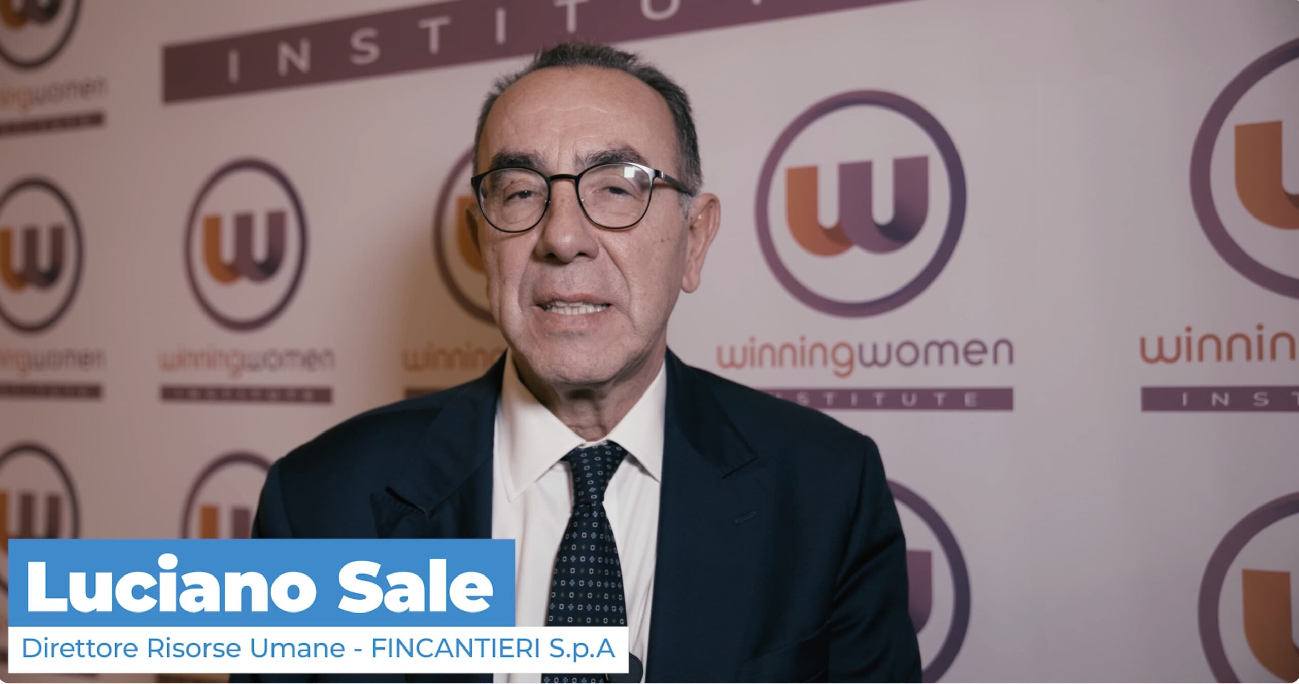 Parit&agrave; di genere. Dichiarazioni di Luciano Sale (Fincantieri S.p.A.)
