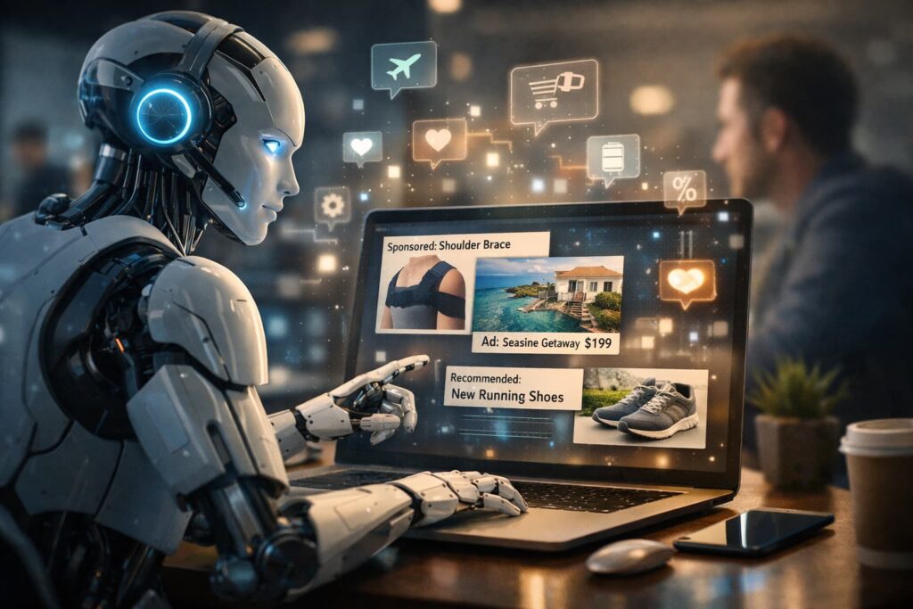 L’era del prompt sponsorizzato: l’IA mentre risponde inizia a vendere