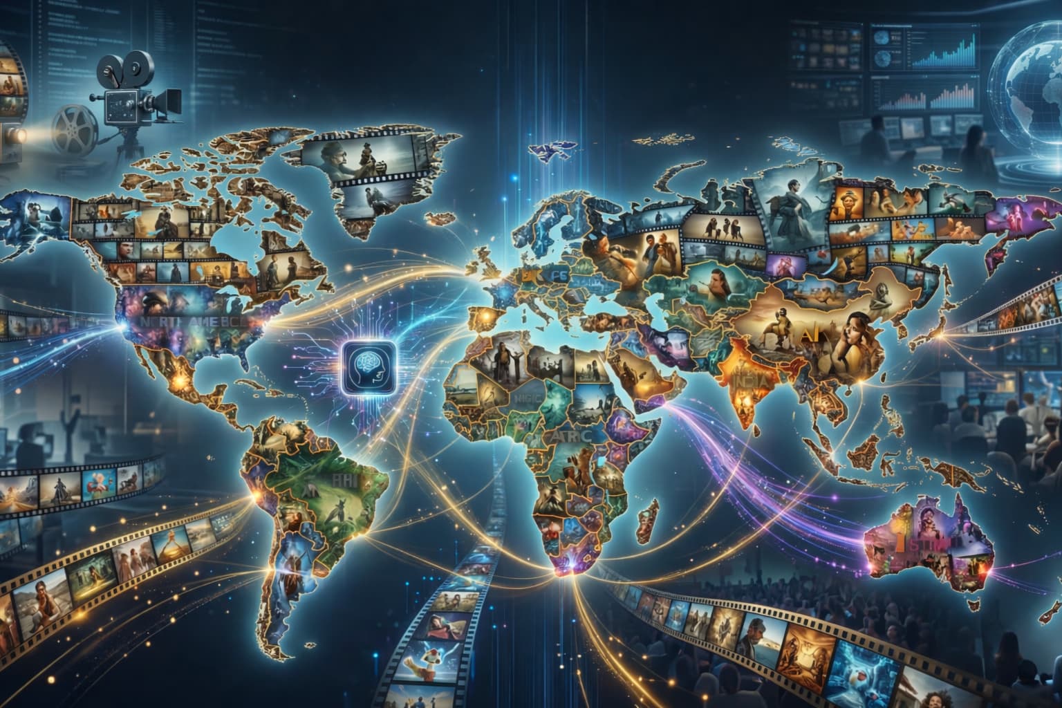 L’intelligenza artificiale potrebbe ridisegnare la mappa globale del cinema