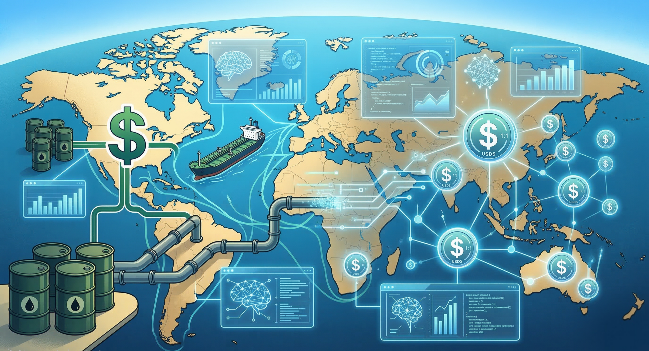 Dal Petrodollaro allo Stablecoin. Come l’IA interpreta le guerre diTrump. (Prima parte)