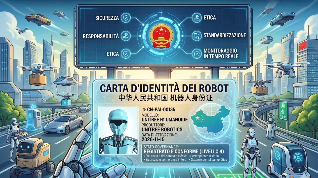 La carta d’identità dei robot: perché la Cina sta già costruendo la governance della Physical AI