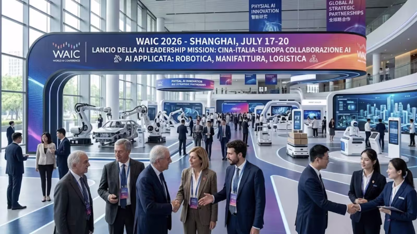 Alla World Artificial Intelligence Conference (WAIC 2026), il lancio della AI Leadership Mission 2026